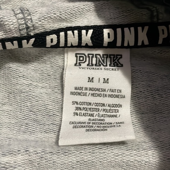 VS PINK Lightweight Full Offset Zip Hoodie- M - Picture 3 of 3